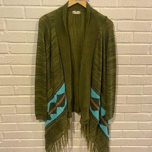 Altar’d State cardigan duster sweater - size small